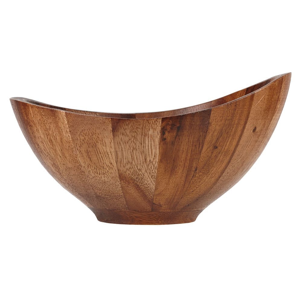 Churchill 49 1/5 oz Oval Alchemy® Buffet Bowl, Wood (ZCAWLMBL1)
