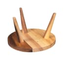 Churchill 9 1/2" Round Buffet Riser - 5 3/4"H, Wood (ZCAWLRST1) thumbnail 3