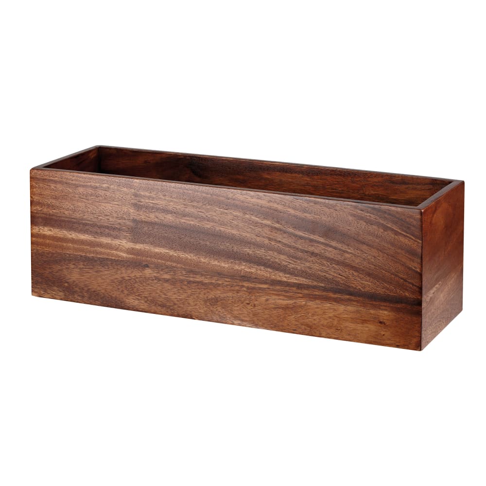 Churchill Rectangular Alchemy® Buffet Cube Riser - 18 1/8"L x 5 7/8"W x 5 7/8"H, Igneous Wood (ZCAWRRM 1)