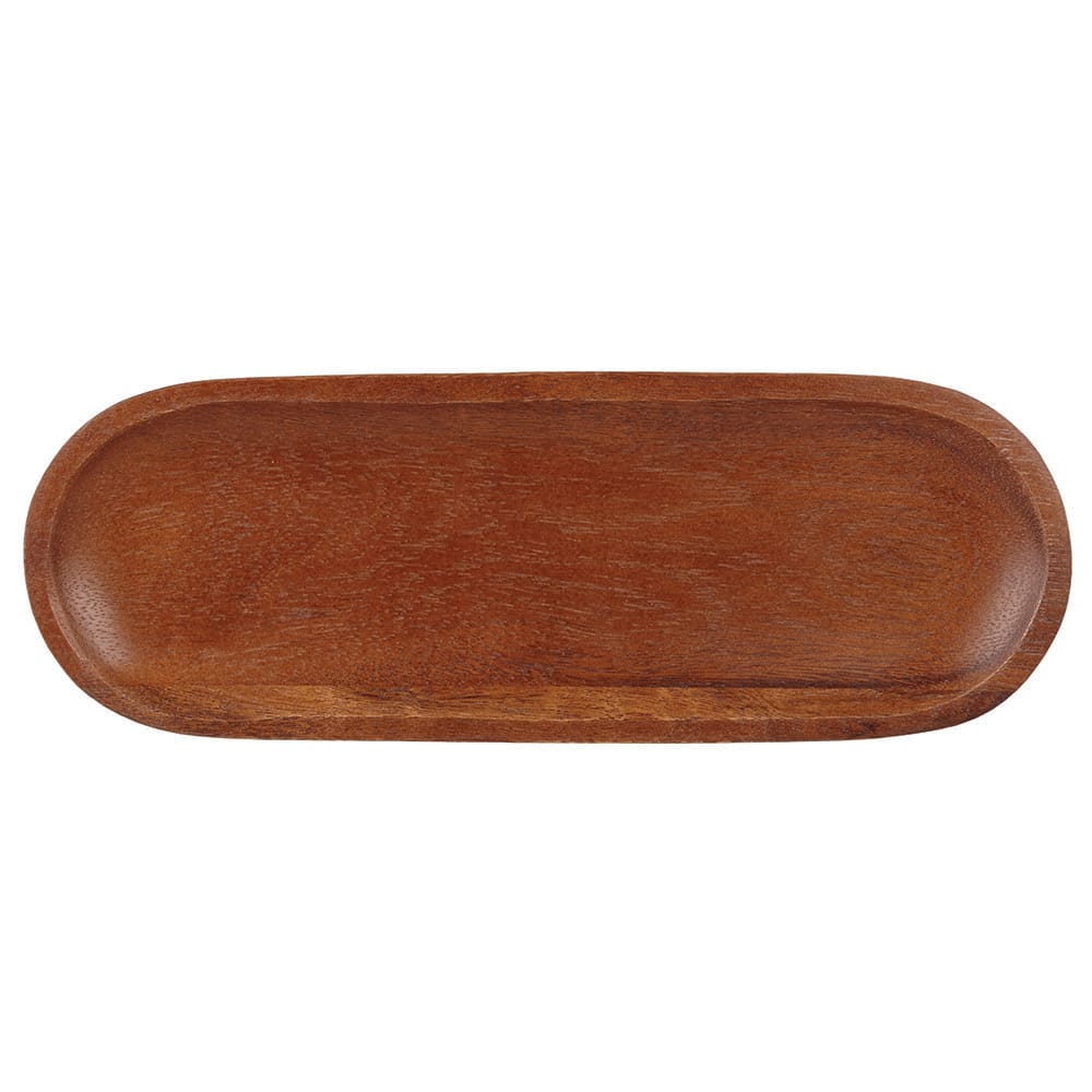 Churchill Oval Alchemy® Buffet Plate - 11 1/2" x 4", Wood (ZCAWSMBD1)