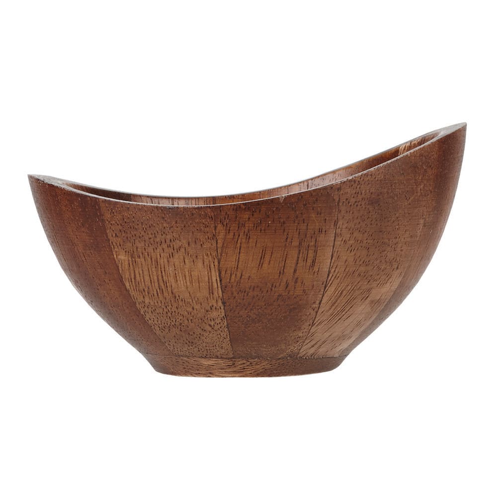 Churchill 10 1/2 oz Oval Alchemy® Buffet Bowl, Wood (ZCAWSMBL1)