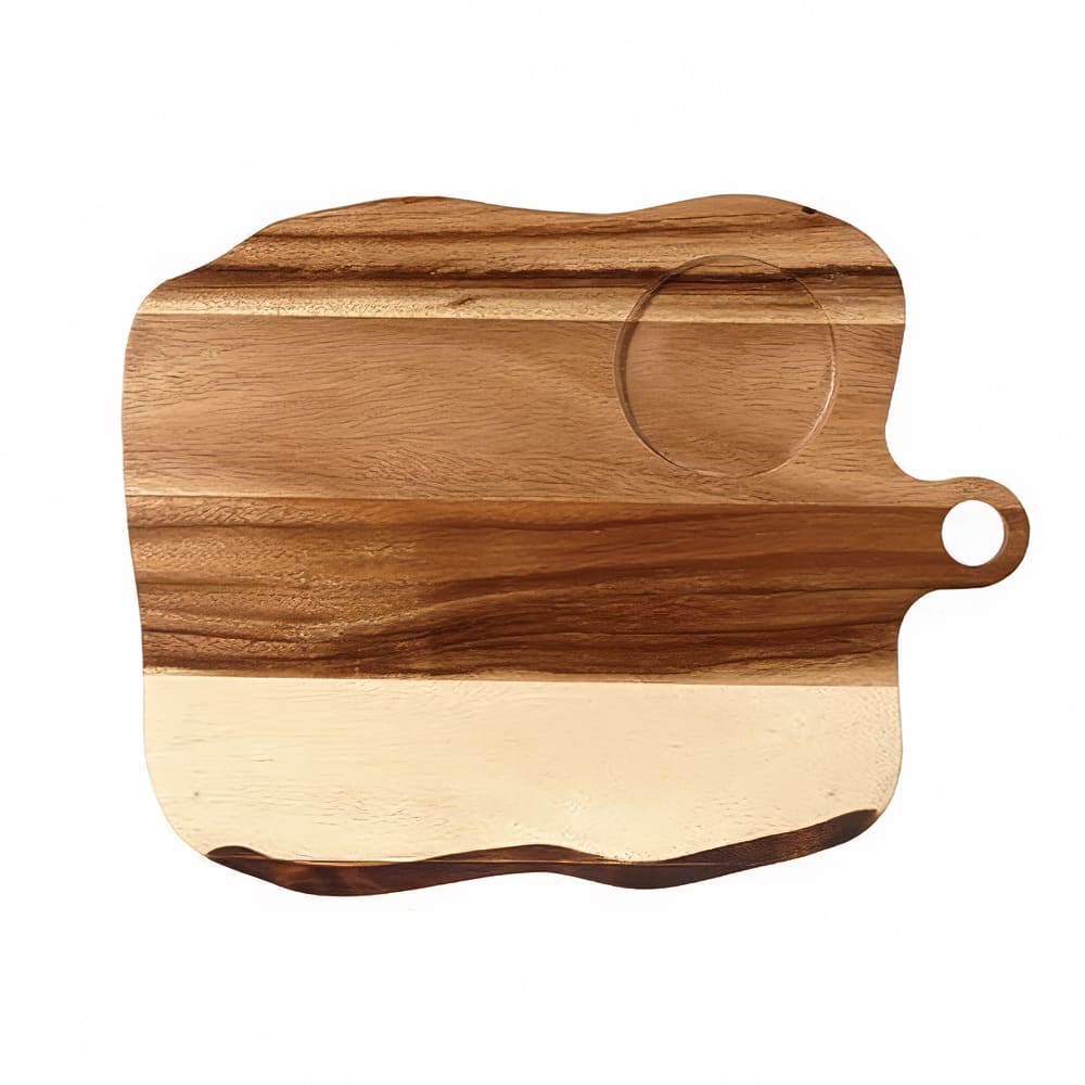 Churchill Art de Cuisine® Presentation Serving Board, 13 3/4" x 10 5/8", Organic Wood (ZCAWSQWB1)