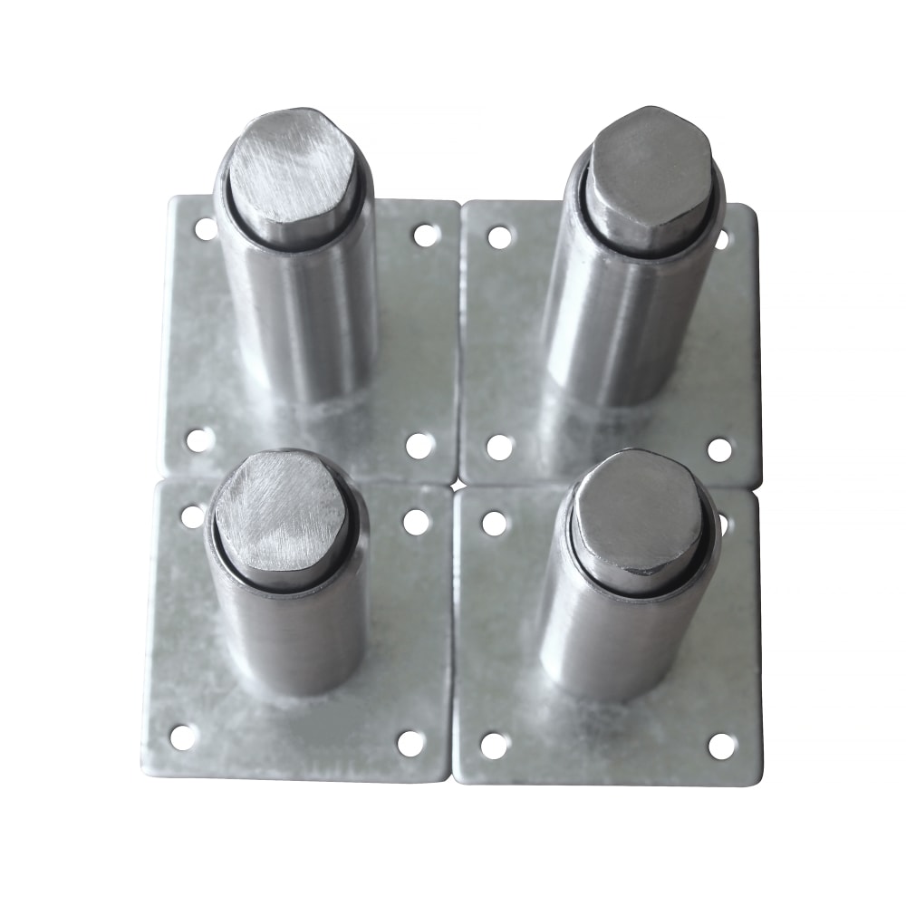 MoTak 400147-4 6" Adjustable Leg Kit w/ Mounting Hardware for Fryers