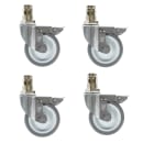 MoTak FGC10023-3 Caster Kit for Single Deck Gas Convection Ovens thumbnail 2