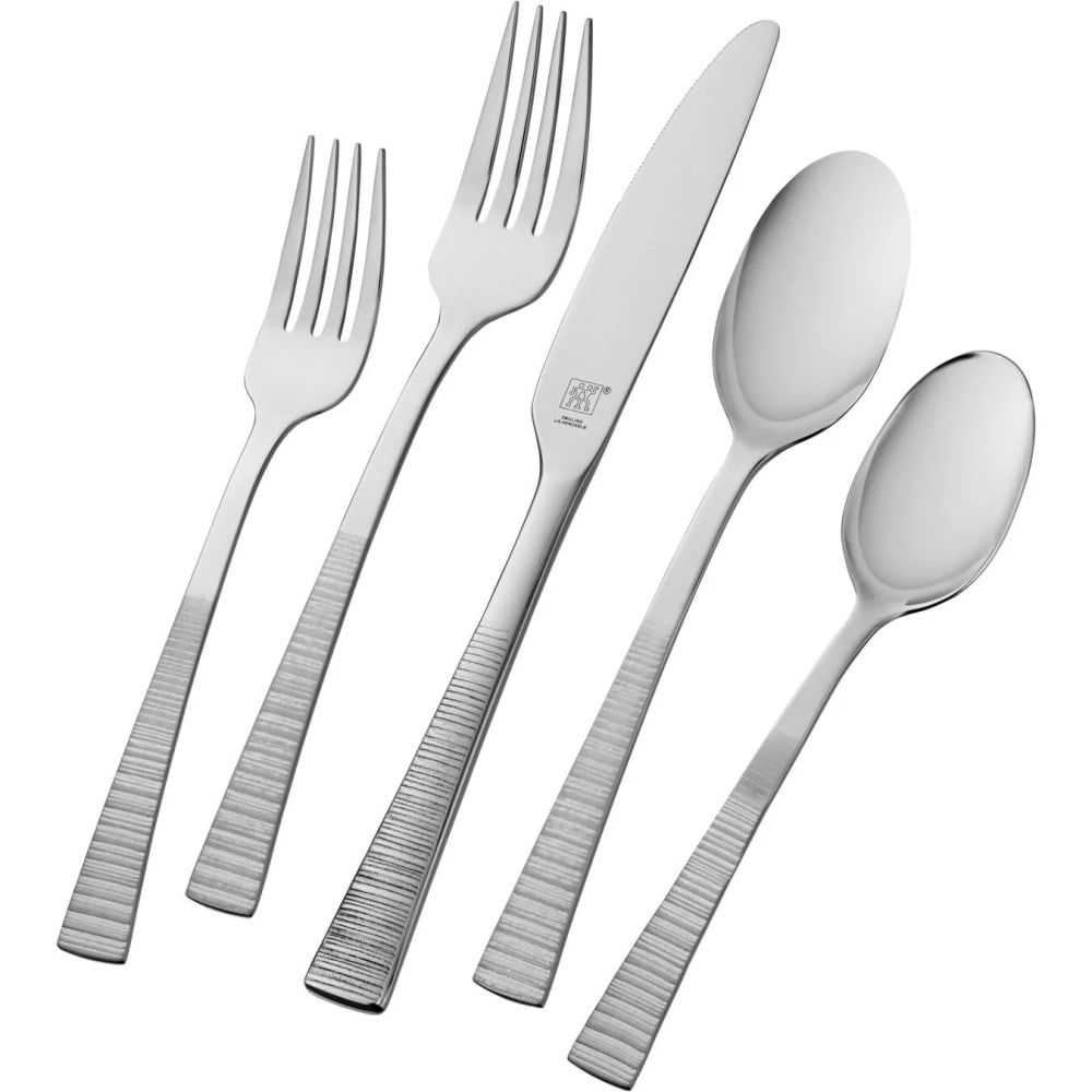 Zwilling 1011461 42 Piece Kingwood Flatware Set, 18/10 Stainless Steel