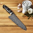 Zwilling 1019634 7" Santoku Knife w/ Black Linen Micarta Handle, Carbide Stainless Steel thumbnail 2
