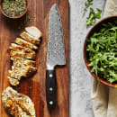 Zwilling 1019634 7" Santoku Knife w/ Black Linen Micarta Handle, Carbide Stainless Steel thumbnail 3