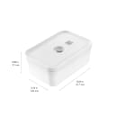 Zwilling 1002502 Fresh & Save Large Vacuum Lunch Box w/ Lid - Plastic, White thumbnail 6