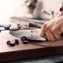 Zwilling 1002829 8" Traditional Chef's Knife w/ Black Plastic Handle, High Carbon Stainless Steel thumbnail 4