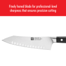 Zwilling 1002845 7" Rocking Santoku Knife w/ Black Plastic Handle, High Carbon Stainless Steel thumbnail 10
