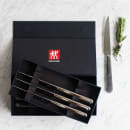 Zwilling 1019399 Porterhouse 8 Piece Steak Knife Set w/ Black Wood Presentation Box thumbnail 4