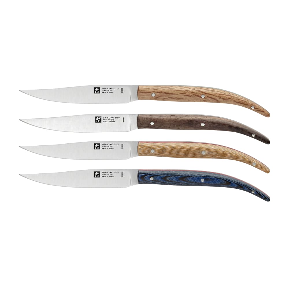 Zwilling 1024500 Toro 4 Piece Steak Knife Set w/ Beechwood Presentation Box