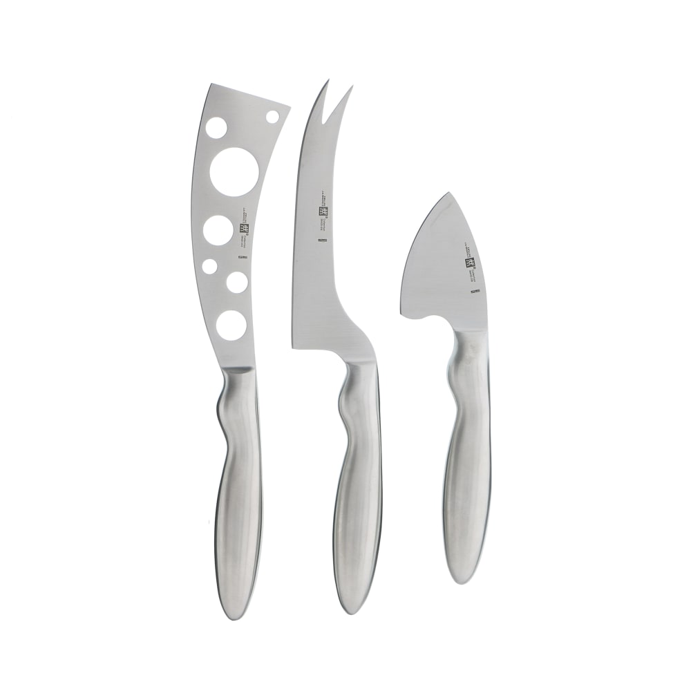 Zwilling 1019440 3 Piece Cheese Knife Set, Stainless