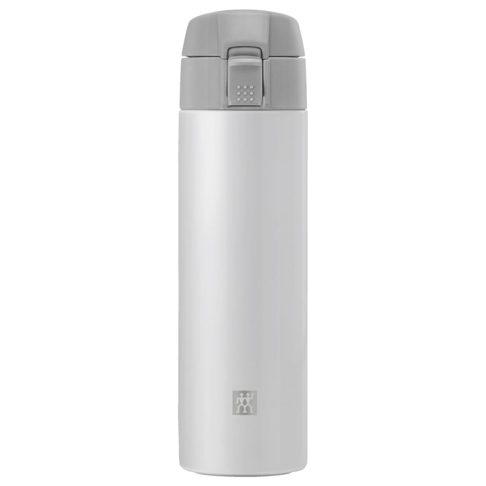 Zwilling 1003107 15 oz Thermo Travel Bottle, Silver/White