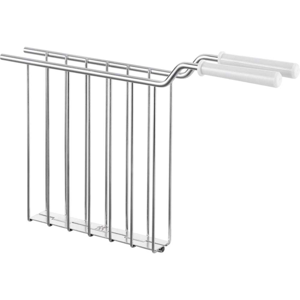 Zwilling 1008026 Sandwich Rack w/ (2) Short Slots for Toaster, Stainless/White