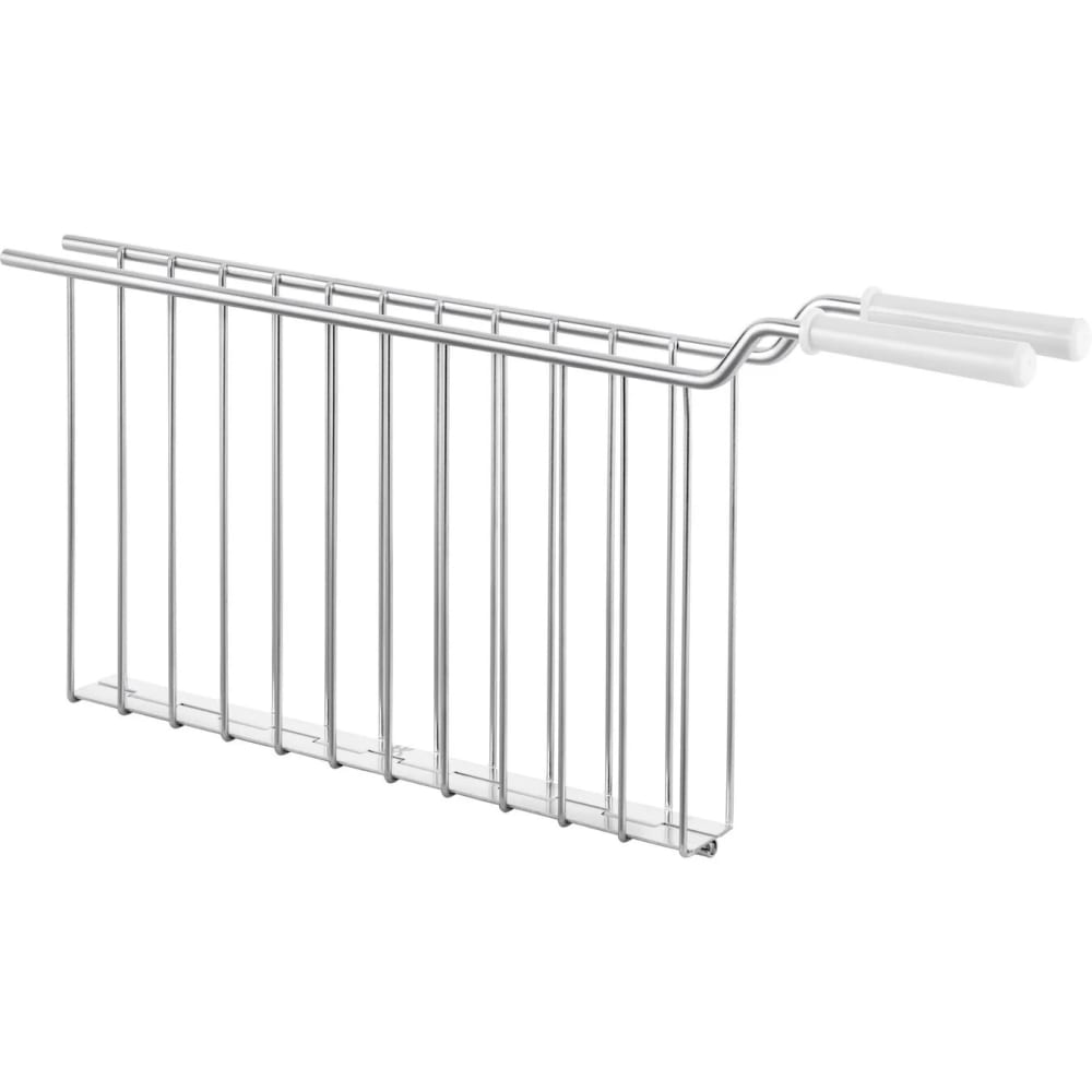 Zwilling 1008027 Sandwich Rack w/ (2) Long Slots for Toaster, Stainless/White