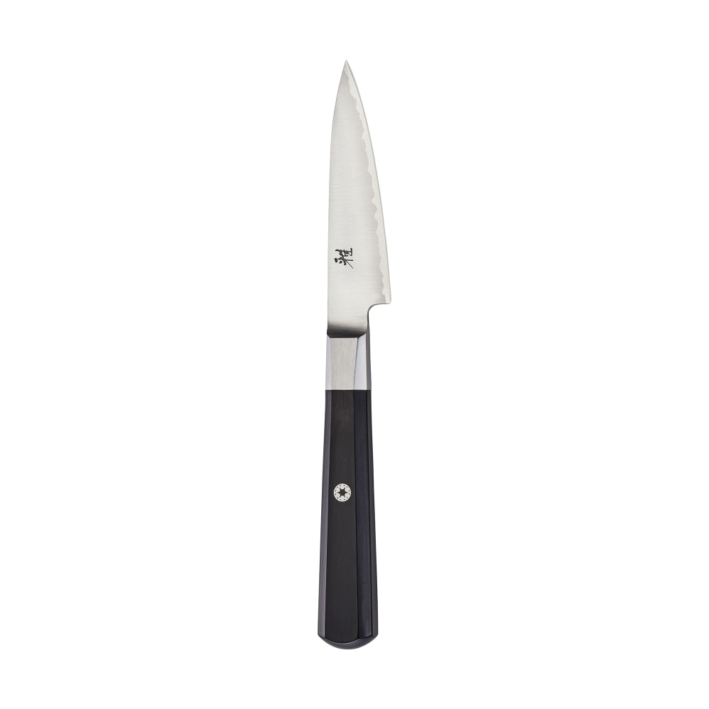 Miyabi 1012584 3 1/2" Paring Knife w/ Brown Pakkawood Handle, Carbide Stainless Steel