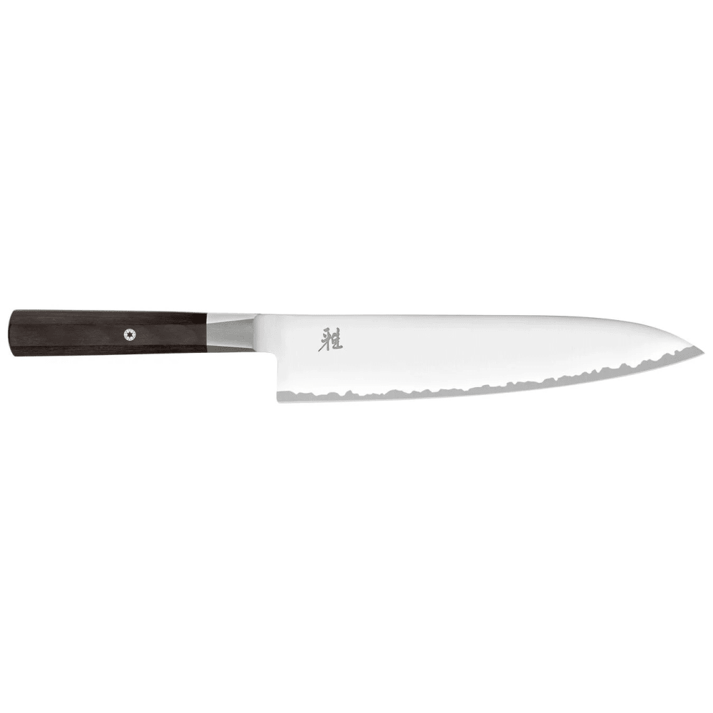 Miyabi 33951-243 9 1/2" Chef's Knife w/ Brown Pakkawood Handle, Carbide Stainless Steel