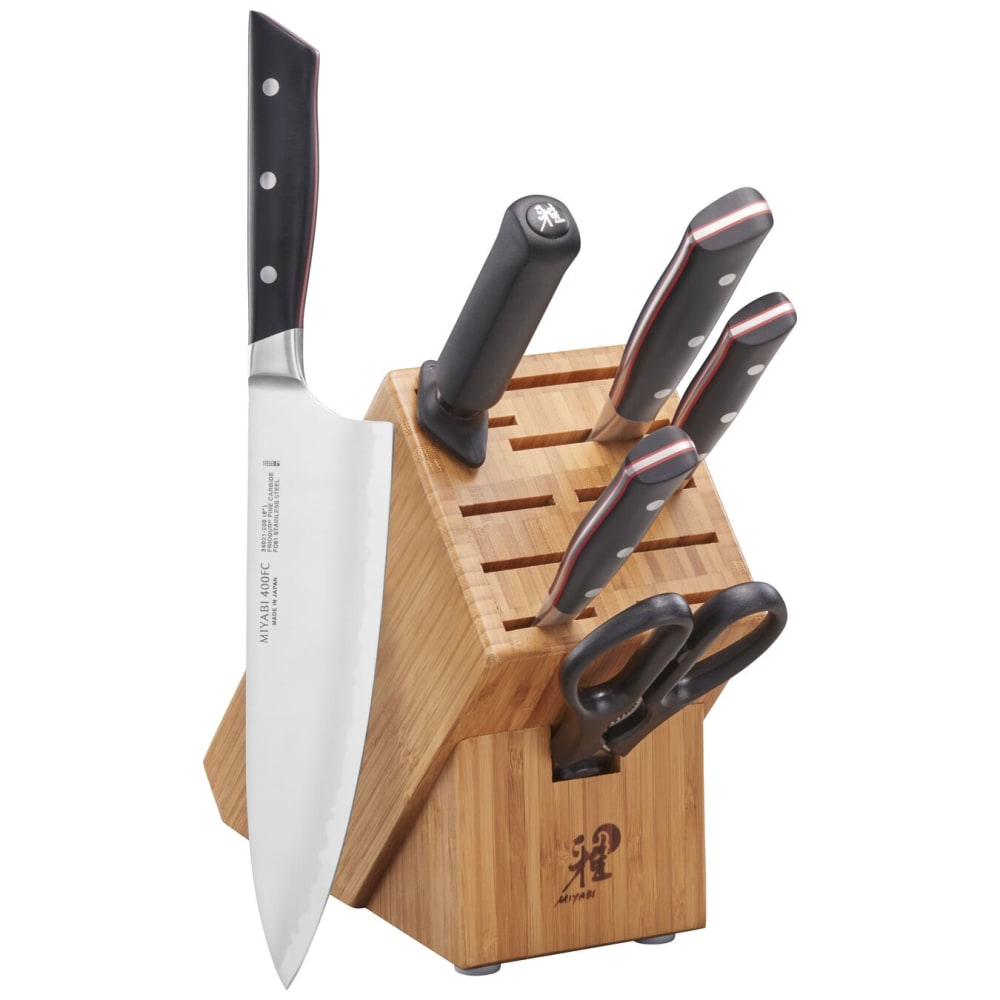 Miyabi 1019681 Evolution 7 Piece Knife Set w/ Wood Block