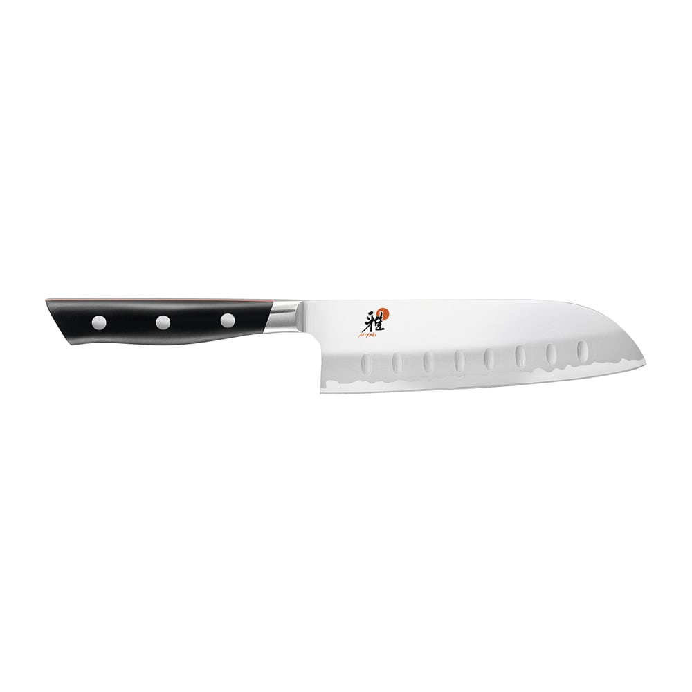 Miyabi 1019728 5 1/2" Santoku Knife w/ Black Plastic Handle, Carbide Stainless Steel