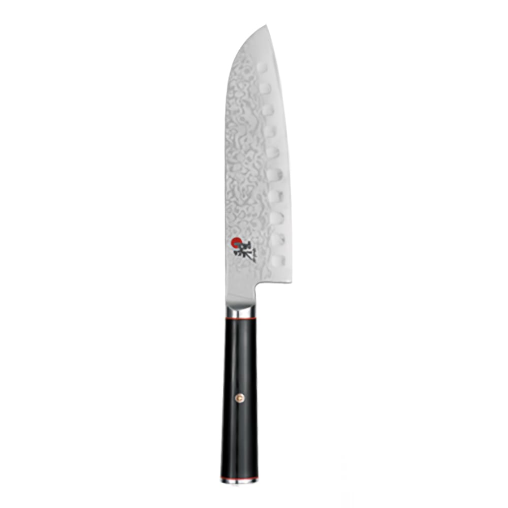 Miyabi 1002001 7" Santoku Knife w/ Black Linen Micarta Handle, Stainless Steel
