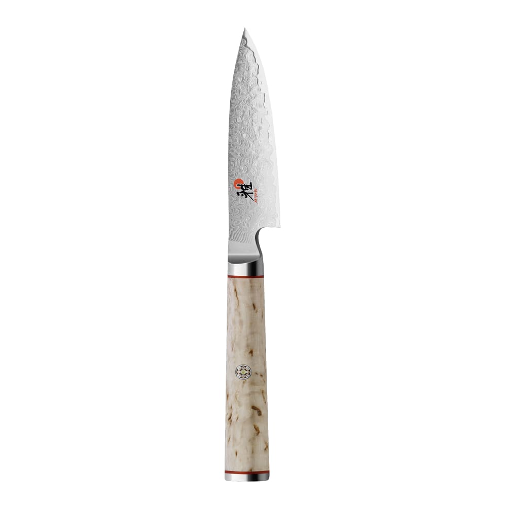 Miyabi 1020081 3 1/2" Paring Knife w/ Birchwood Handle, Carbide Stainless Steel