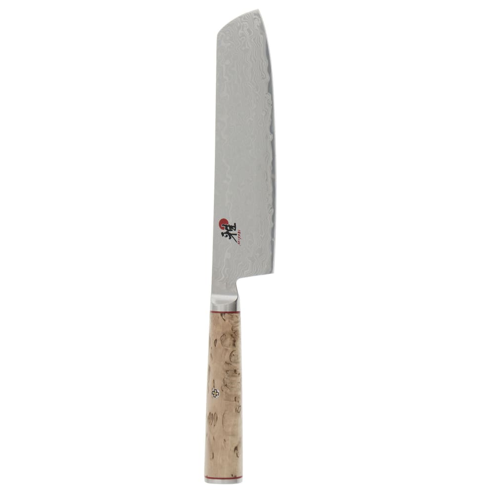 Miyabi 1020095 6 1/2" Nakiri Knife w/ Birchwood Handle, Carbide Stainless Steel