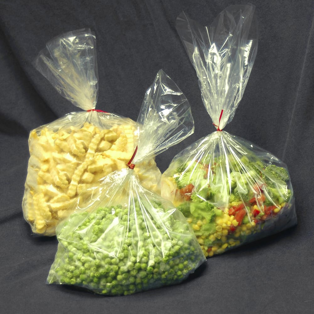 LK Packaging Side Gusset Food Storage Bag - 15" x 8", Poly (10G-083015)