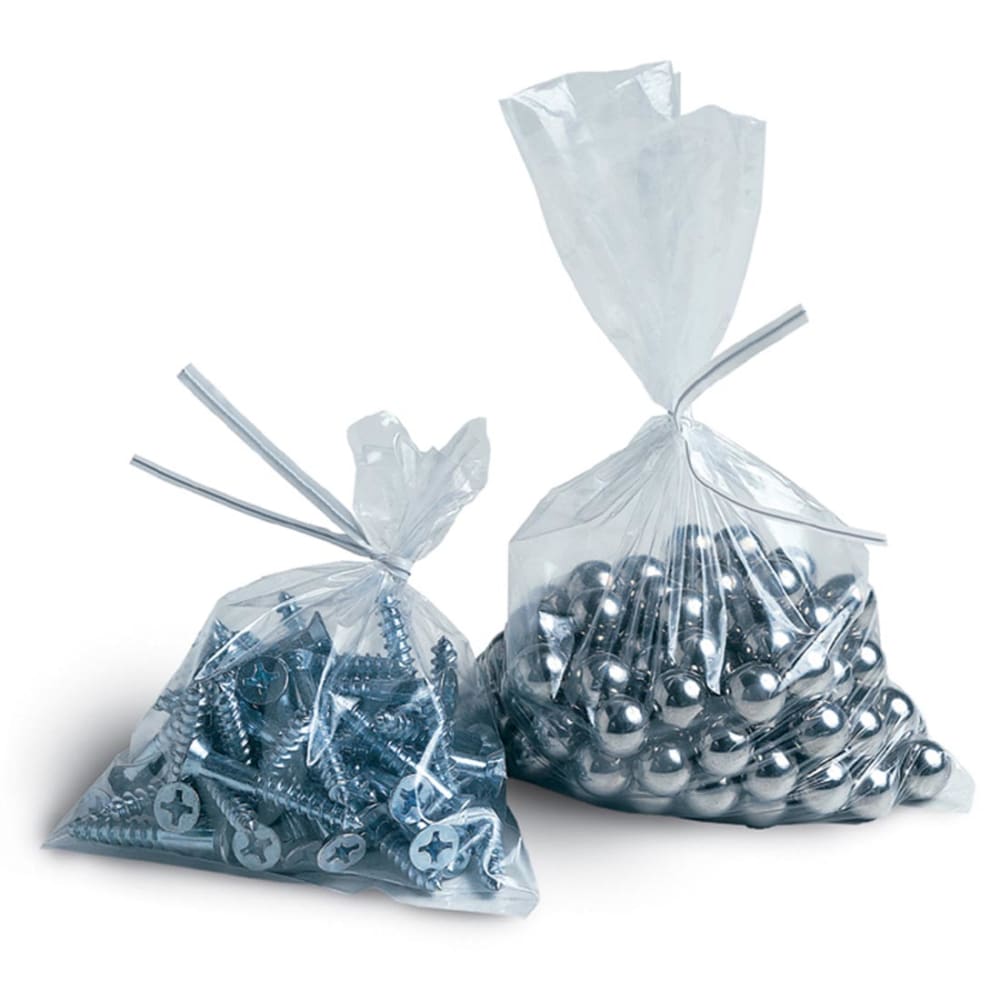 LK Packaging Open Ended Flat Bag - 14" x 16", 1.5 mil LDPE, Clear (15F-1416)