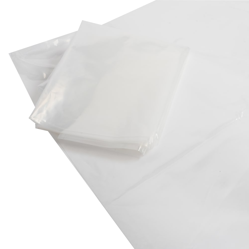 LK Packaging Open Ended Flat Bag - 38" x 65", 3 mil LDPE, Clear (30F-3865)