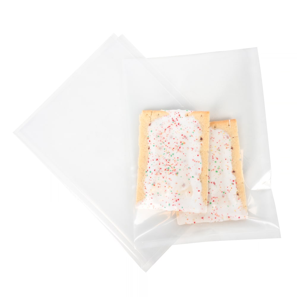 LK Packaging Open Ended Flat Bag - 6" x 8", 4 mil LDPE, Clear (40F-0608)