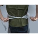 LK Packaging Disposable Embossed Poly Apron - 28" x 42", White (AP10F2842) thumbnail 6