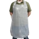 LK Packaging Disposable Embossed Poly Apron - 28" x 46", White (AP8F2846) thumbnail 4