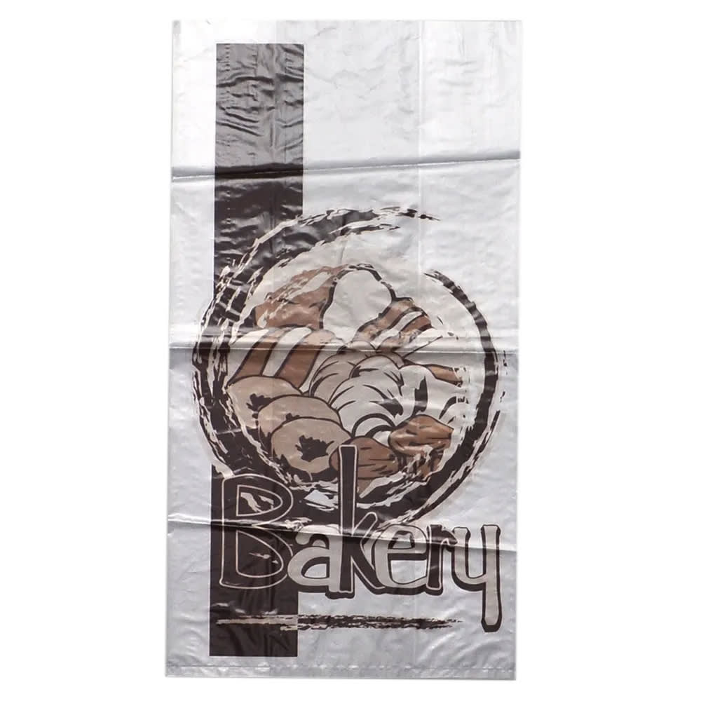 LK Packaging Printed Bakery Bag on Header Pack - 12" x 6" x 4", Poly (BK6412HI-DP)