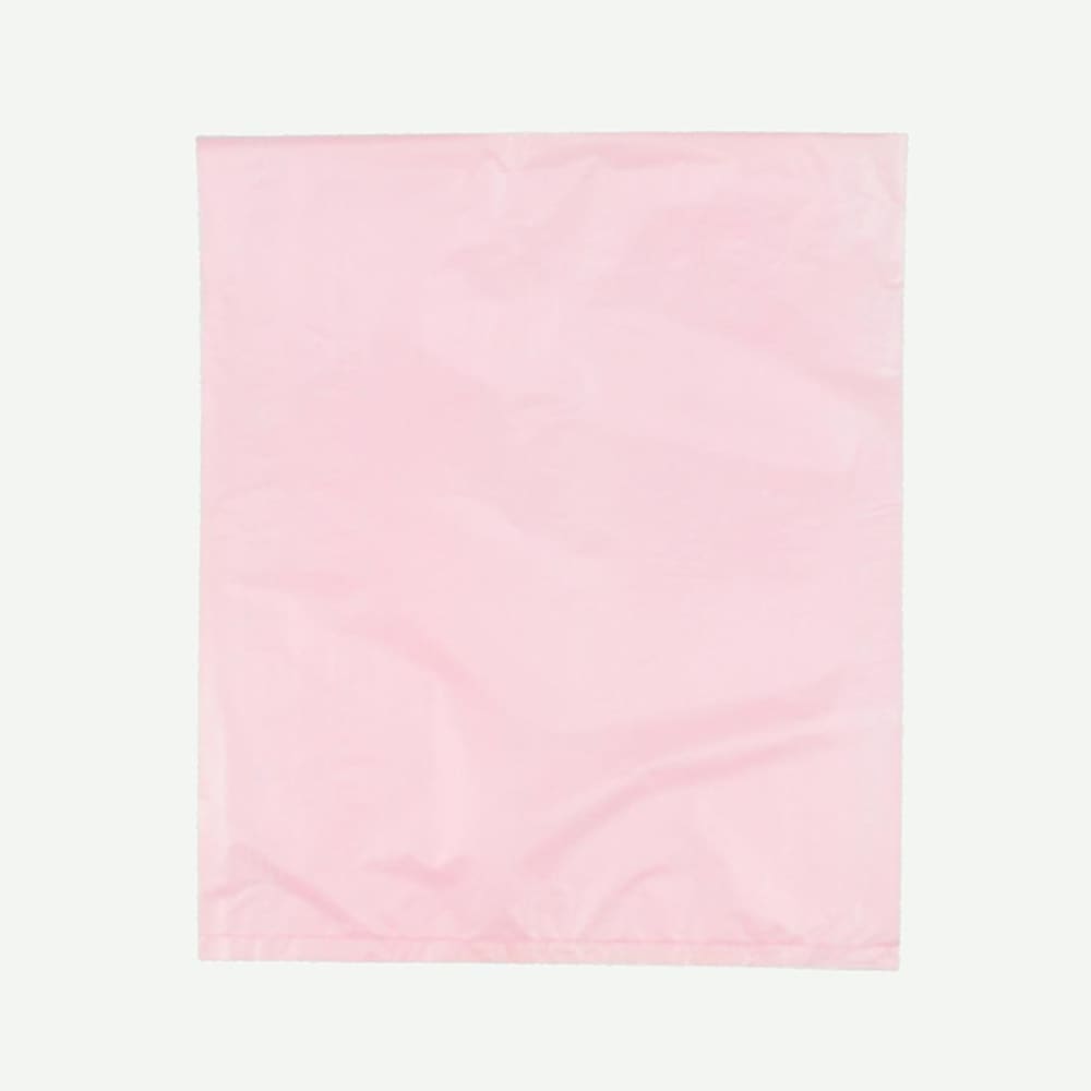 LK Packaging Merchandise Bag - 6 1/4" x 9 1/4", 0.6 mil HDPE, Rose (C09RSE)