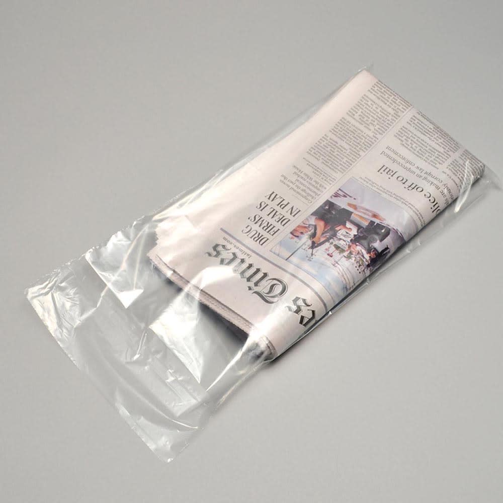 LK Packaging Newspaper Bag on Header - 15" x 5 1/2", Polypropylene, Clear (D15N)