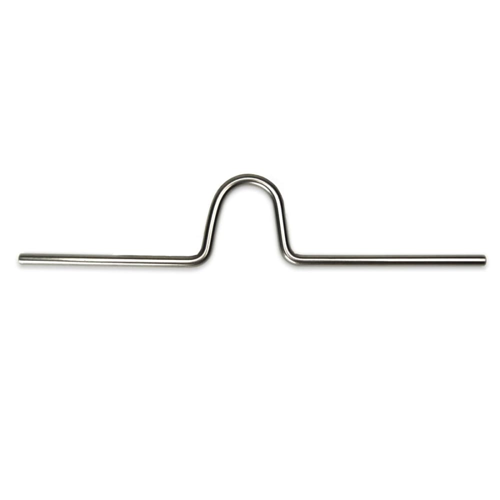 LK Packaging Saddle Pack Hook - 7 1/2"W x 1 1/2"L, Stainless Steel (DELIWIREHOOK)
