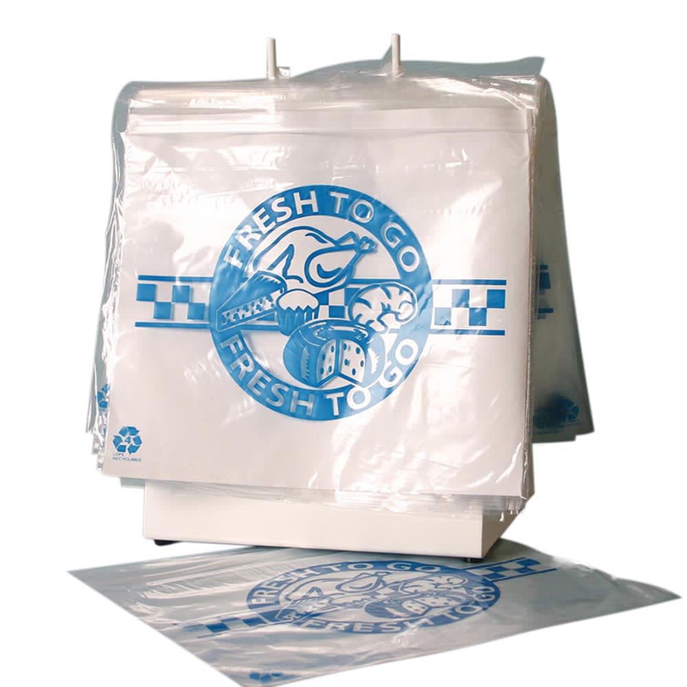 LK Packaging Printed Flip-Top Deli Bags - 8" x 10", Polyethylene (DP10585P)
