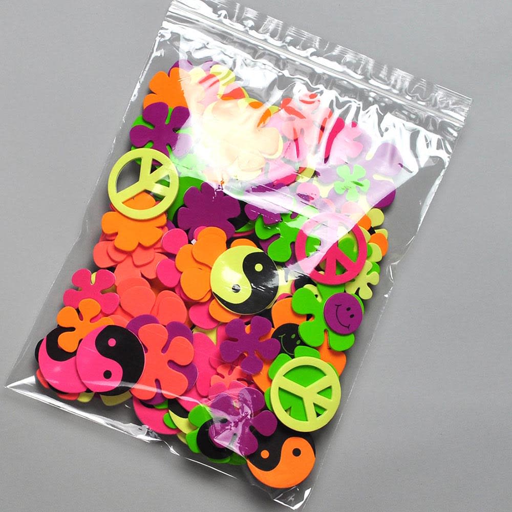 LK Packaging Zipper Seal Top Bag with Hang Hole- 8"L x 5"W, 2 mil Poly, Clear (FP20508)