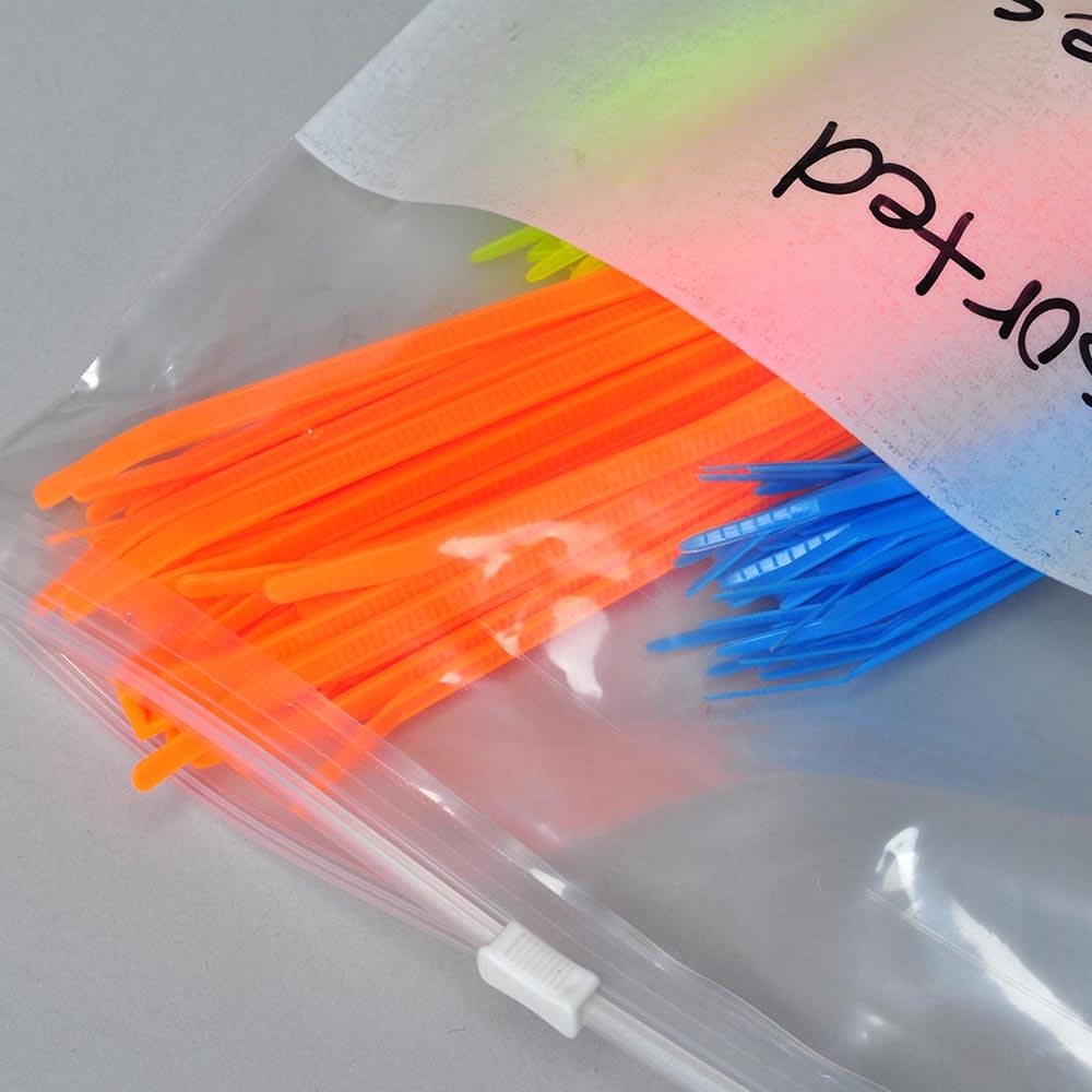 LK Packaging Slide Seal Food Storage Bag with Write On Block - 9" x 6", Poly (FSL30609W)