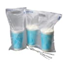 LK Packaging Fast Take® Tamper-Evident Beverage Carrier w/ (2) Drink Capacity - 14" x 14", Clear (FT141425) thumbnail 2