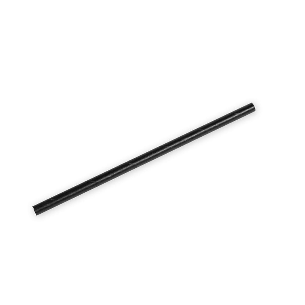 LK Packaging 5 3/4" Unwrapped Cocktail Stirrer - Paper, Black (GPSC575)