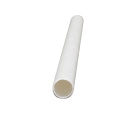 LK Packaging 7 3/4" Unwrapped Jumbo Paper Straw, White (GPSJ775UW) thumbnail 4