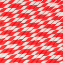 LK Packaging 7 3/4" Unwrapped Jumbo Paper Straw, Red/White Striped (GPSJ775UW-RE) thumbnail 5