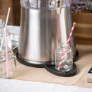 LK Packaging 7 3/4" Unwrapped Jumbo Paper Straw, Red/White Striped (GPSJ775UW-RE) thumbnail 7