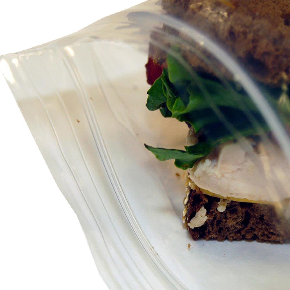 LK Packaging Seal Top Sandwich Bag - 6" x 6 1/2", Poly (H065RC)
