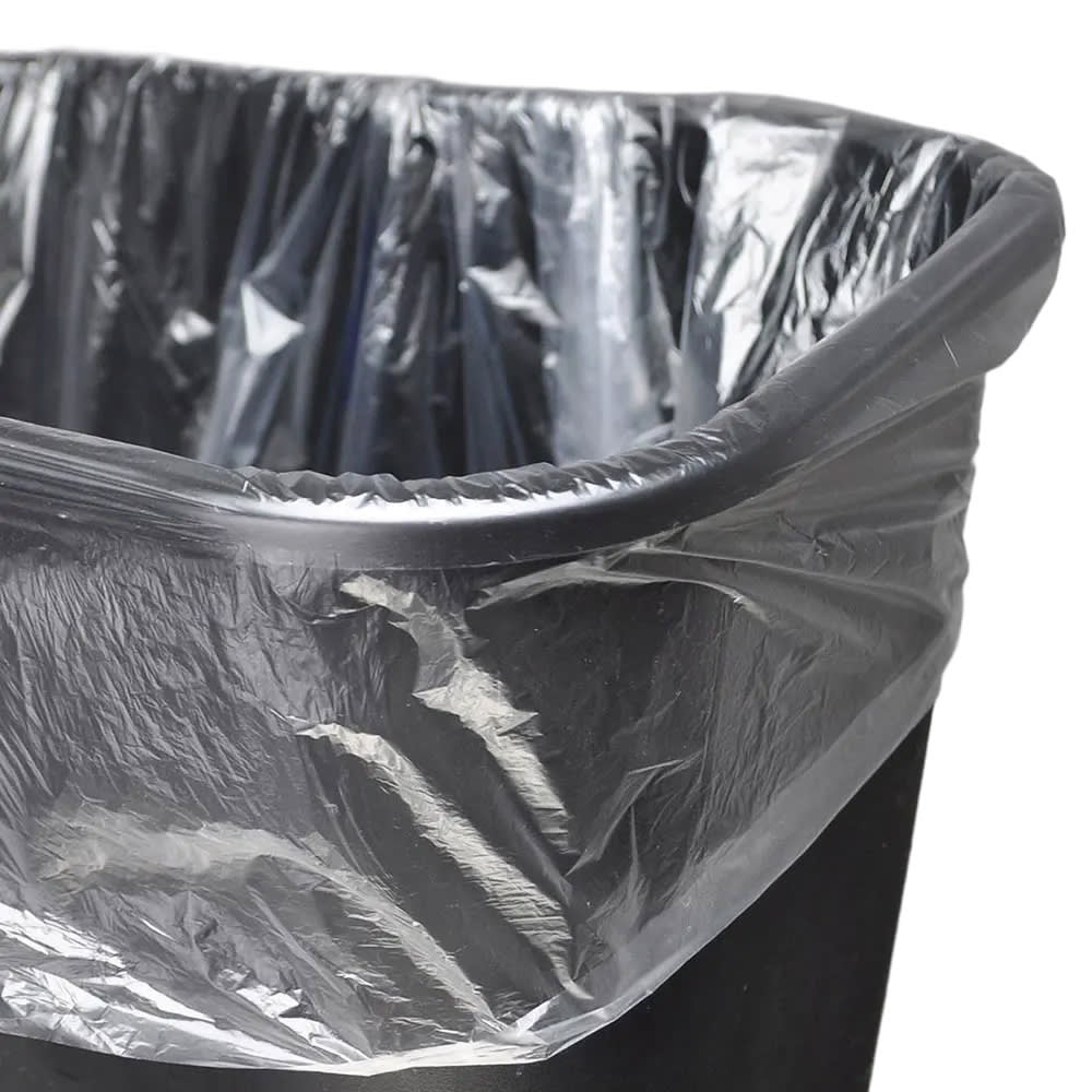 LK Packaging 20 - 30 gal Trash Can Liner - 37"L x 30"W, 0.31 mil HDPE, Clear (HDN3037)