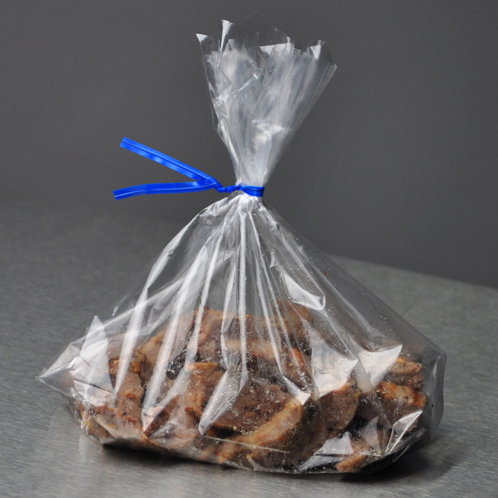 LK Packaging Bottom Gusset Food Storage Bag - 22" x 8", Poly (P10F0822+3BG)