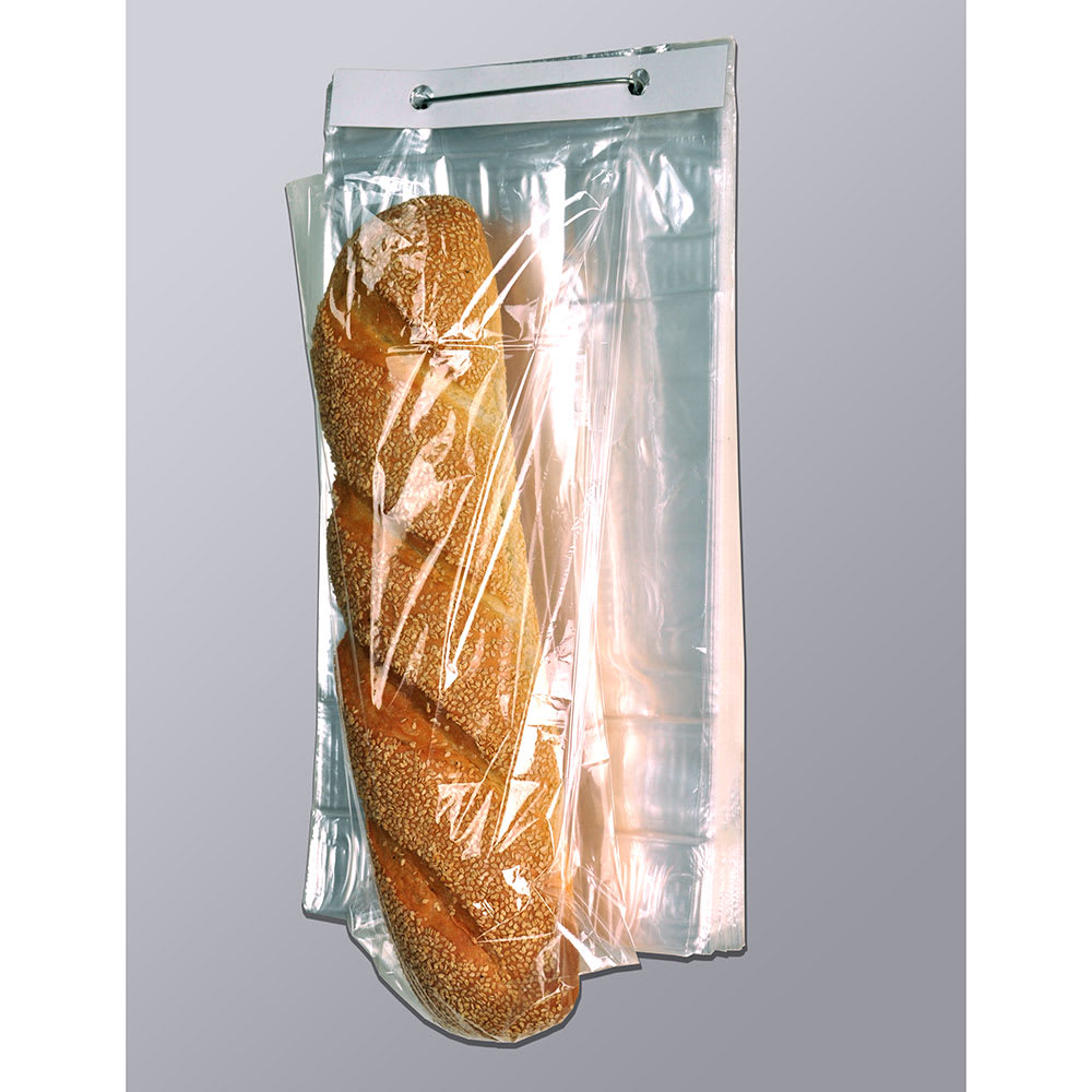 LK Packaging Bottom Gusset Food Storage Bag w/ Wicket Dispenser - 14" x 9", Poly (P10F0914+4BGW)