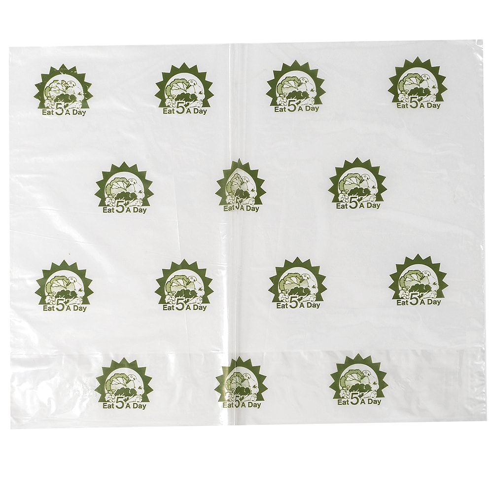 LK Packaging Printed Lettuce Bag - 12" x 9 3/4", Poly (P10F1209+4BGLTC)